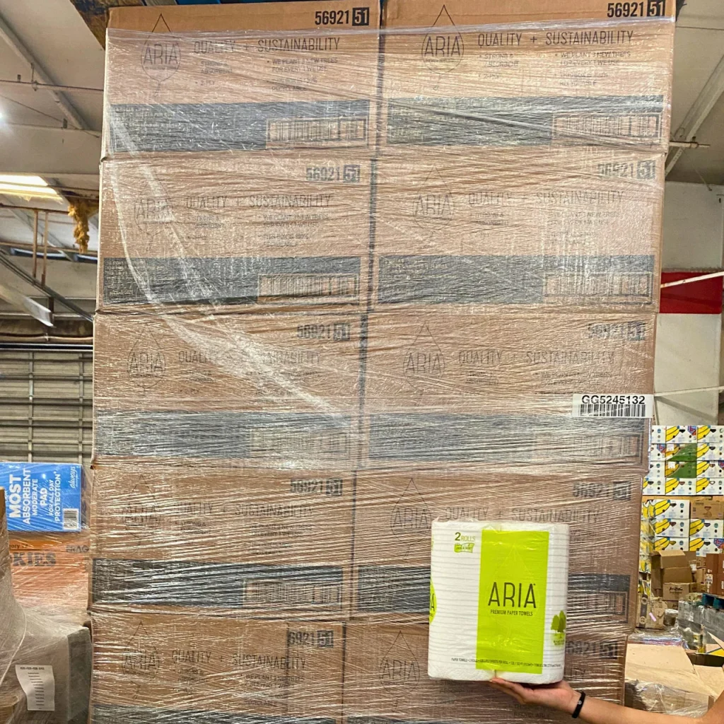 Aria Toilet Paper – 138 SHT – 2 PLY (192 Pcs Pallet)